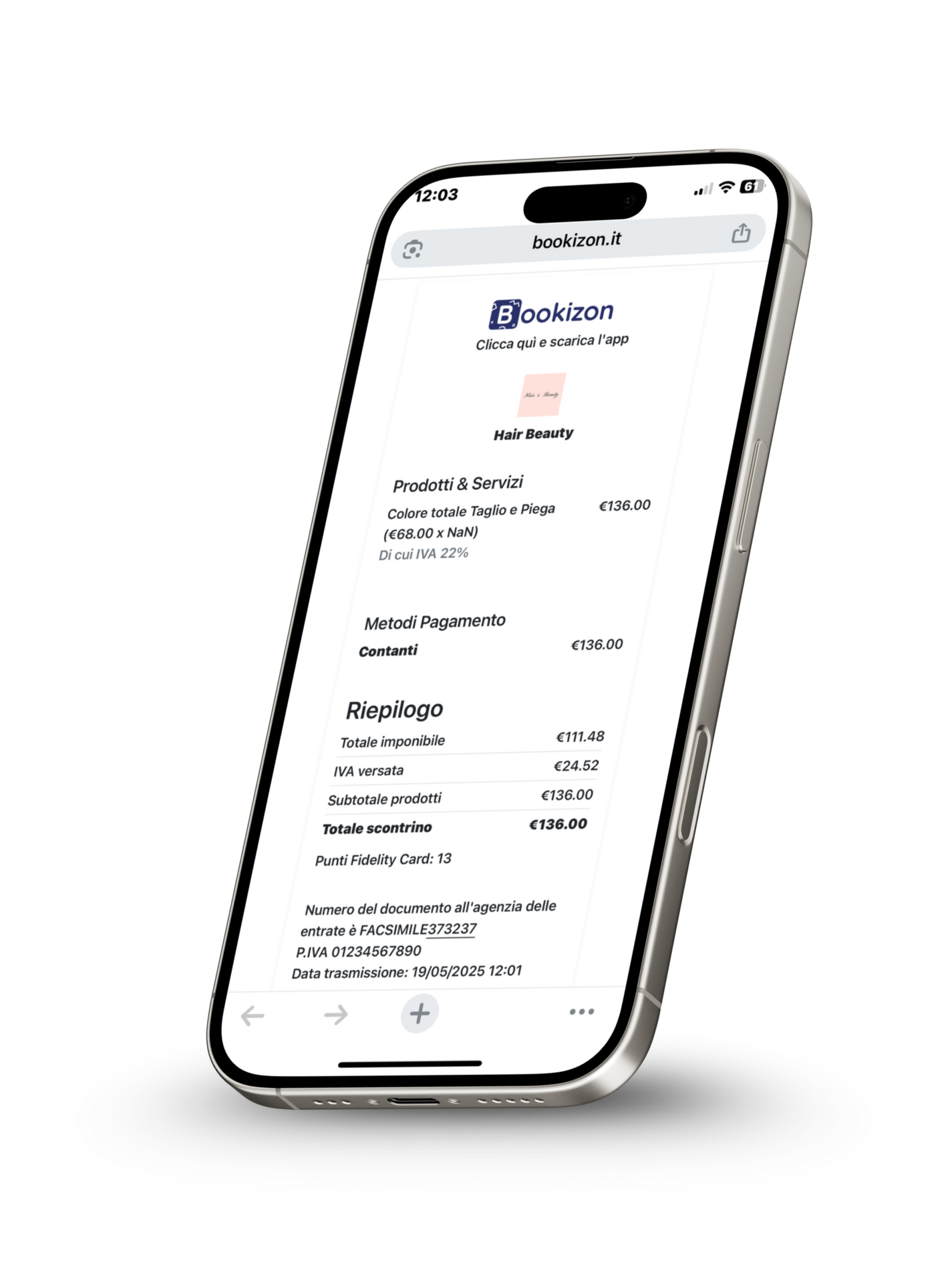 invio automatico all'agenzia delle entrate